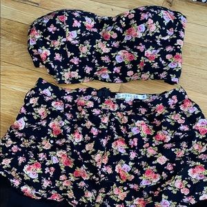 Floral Skirt set
